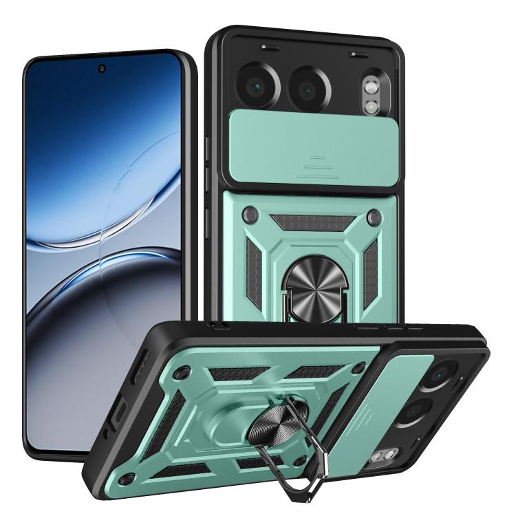 Sliding Camera Cover Design TPU+PC Phone Case, For OnePlus 13R / Ace 5 / Ace 5 Pro 5G, For OnePlus 13, For OnePlus Nord 4
