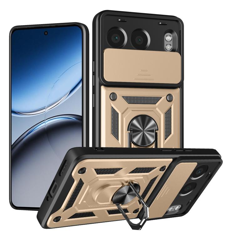 Sliding Camera Cover Design TPU+PC Phone Case, For OnePlus 13R / Ace 5 / Ace 5 Pro 5G, For OnePlus 13, For OnePlus Nord 4