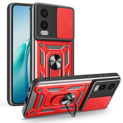 Sliding Camera Cover Design TPU+PC Phone Case, For OnePlus Nord CE4 Lite India, For OnePlus Nord CE4 Lite, For OnePlus Nord CE4 5G Global