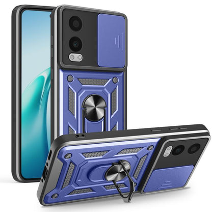 Sliding Camera Cover Design TPU+PC Phone Case, For OnePlus Nord CE4 Lite India, For OnePlus Nord CE4 Lite, For OnePlus Nord CE4 5G Global