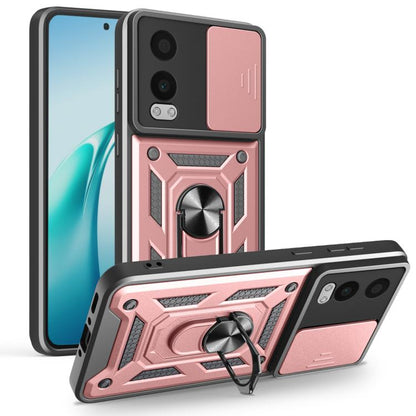 Sliding Camera Cover Design TPU+PC Phone Case, For OnePlus Nord CE4 Lite India, For OnePlus Nord CE4 Lite, For OnePlus Nord CE4 5G Global