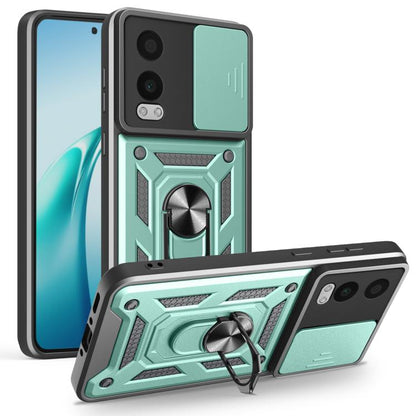 Sliding Camera Cover Design TPU+PC Phone Case, For OnePlus Nord CE4 Lite India, For OnePlus Nord CE4 Lite, For OnePlus Nord CE4 5G Global