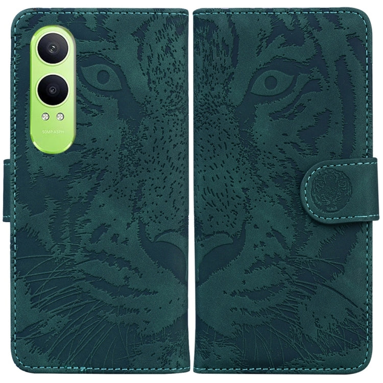 Tiger Embossing Pattern Flip Leather Phone Case, For OPPO Reno12 Pro 5G Global, For OPPO Reno12 5G Global, For OPPO K12x, For OPPO A60 4G