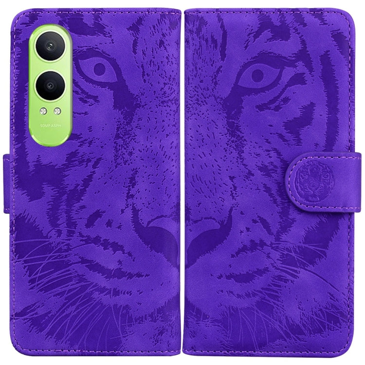 Tiger Embossing Pattern Flip Leather Phone Case, For OPPO Reno12 Pro 5G Global, For OPPO Reno12 5G Global, For OPPO K12x, For OPPO A60 4G