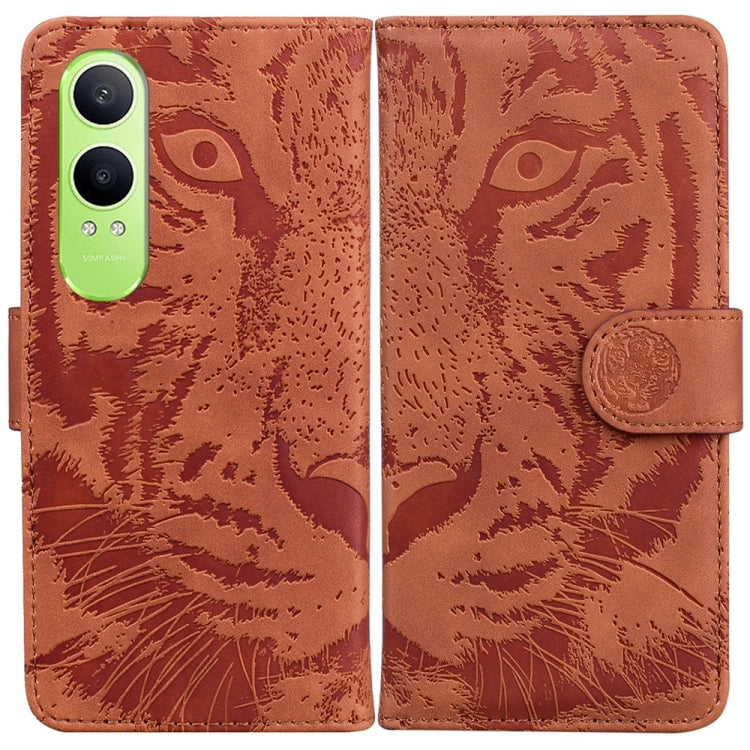 Tiger Embossing Pattern Flip Leather Phone Case, For OPPO Reno12 Pro 5G Global, For OPPO Reno12 5G Global, For OPPO K12x, For OPPO A60 4G