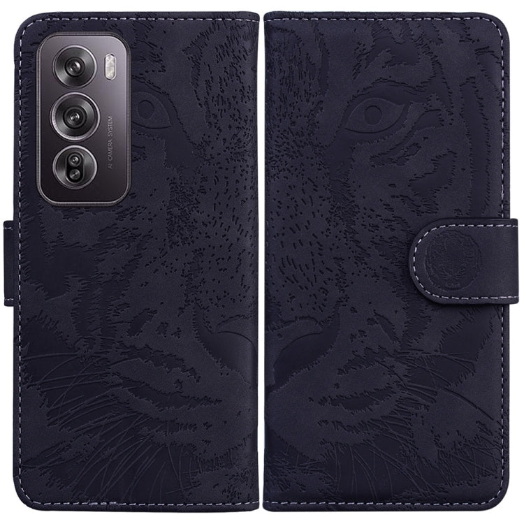 Tiger Embossing Pattern Flip Leather Phone Case, For OPPO Reno12 Pro 5G Global, For OPPO Reno12 5G Global, For OPPO K12x, For OPPO A60 4G