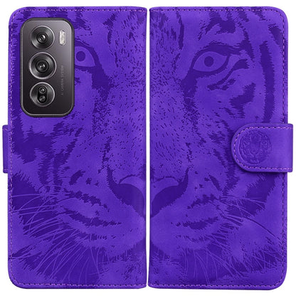 Tiger Embossing Pattern Flip Leather Phone Case, For OPPO Reno12 Pro 5G Global, For OPPO Reno12 5G Global, For OPPO K12x, For OPPO A60 4G