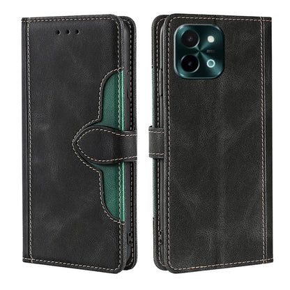 Skin Feel Magnetic Buckle Leather Phone Case, For vivo V50 5G, For vivo X200 Pro 5G, For vivo Y300 Pro 5G, For vivo S19 Pro 5G, For vivo S19 5G, For vivo Y28 4G