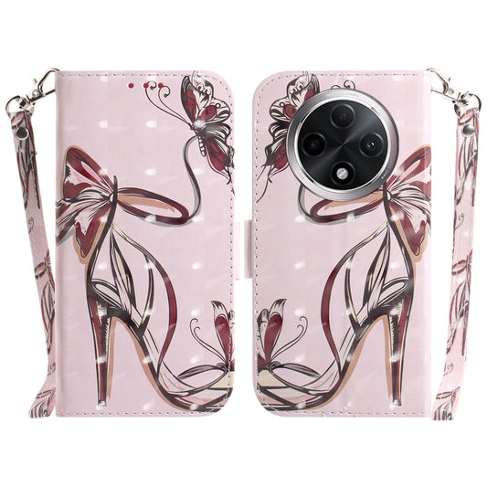 3D Colored Horizontal Flip Leather Phone Case, For OPPO A3 Pro 5G, For OPPO F25 Pro 5G Global