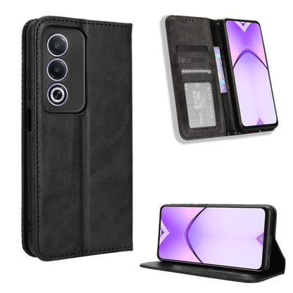 Magnetic Buckle Retro Texture Leather Phone Case, For OPPO Reno12 5G Global, For OPPO F27 Pro 5G / F27 Pro+ 5G, For OPPO A60 4G, For OPPO A3 Pro 5G, For OPPO A3 Pro 5G Global, For OPPO Reno11 F 5G / F25 Pro 5G