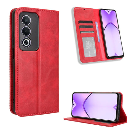 Magnetic Buckle Retro Texture Leather Phone Case, For OPPO Reno12 5G Global, For OPPO F27 Pro 5G / F27 Pro+ 5G, For OPPO A60 4G, For OPPO A3 Pro 5G, For OPPO A3 Pro 5G Global, For OPPO Reno11 F 5G / F25 Pro 5G