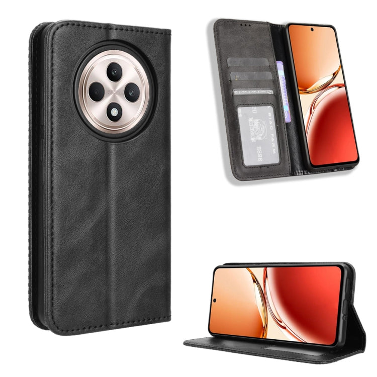 Magnetic Buckle Retro Texture Leather Phone Case, For OPPO Find X8, For OPPO K12X 5G / OnePlus Nord CE4 Lite 5G, For OPPO A3x 5G India, For OPPO Reno12 F 5G, For OPPO Reno11 PJH110, For OPPO Reno12 Pro 5G Global