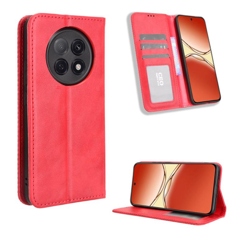 Magnetic Buckle Retro Texture Leather Phone Case, For OPPO F29 Pro 5G, For OPPO F29 5G Global, For OPPO A5 Pro Global, For OPPO Reno13 Pro 5G Global, For OPPO Reno13 5G Global, For OPPO Reno13 F 4G / 5G