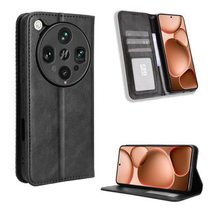 Magnetic Buckle Retro Texture Leather Phone Case, For OPPO A5 4G / 5G Global, For OPPO Reno14 5G Global, For OPPO K13 5G, For OPPO Find X8s+ 5G, For OPPO Find X8s 5G, For OPPO Find X8 Ultra 5G