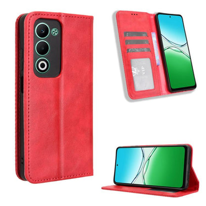 Magnetic Buckle Retro Texture Leather Phone Case, For OPPO A5 4G / 5G Global, For OPPO Reno14 5G Global, For OPPO K13 5G, For OPPO Find X8s+ 5G, For OPPO Find X8s 5G, For OPPO Find X8 Ultra 5G