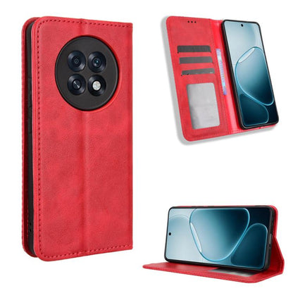 Magnetic Buckle Retro Texture Leather Phone Case, For OPPO A6 Pro 4G / 5G Global / F31 5G, For OPPO A6 Max 5G / F31 Pro+ 5G, For OPPO F31 Pro 5G, For OPPO Find X9 Pro, For OPPO Reno14 F 5G, For OPPO A5x 4G / 5G Global