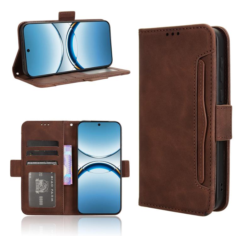Skin Feel Calf Texture Card Slots Leather Phone Case, For OPPO Reno13 5G Global, For OPPO Reno13 F 4G / 5G, For OPPO Find X8, For OPPO K12X 5G / OnePlus Nord CE4 Lite 5G