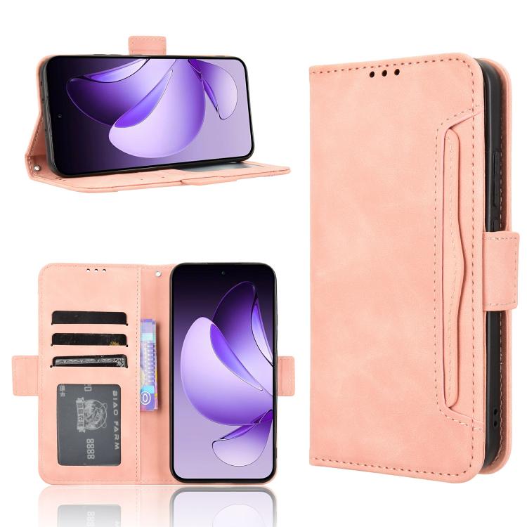Skin Feel Calf Texture Card Slots Leather Phone Case, For OPPO Reno13 5G Global, For OPPO Reno13 F 4G / 5G, For OPPO Find X8, For OPPO K12X 5G / OnePlus Nord CE4 Lite 5G