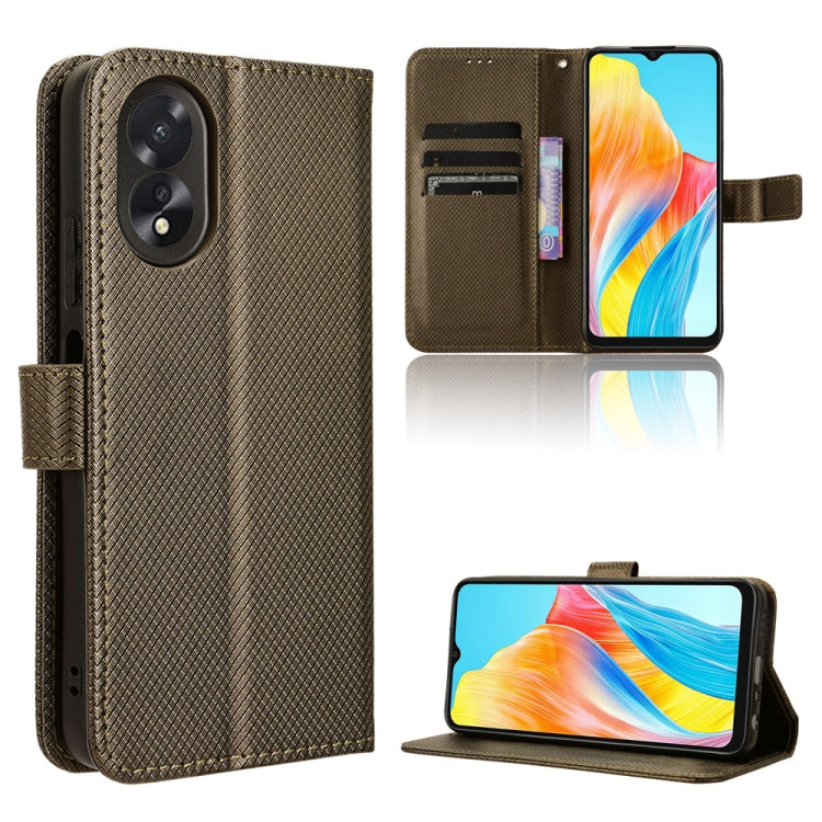 Diamond Texture Leather Phone Case, For OPPO A79 5G / A2 5G, For OPPO Find N3 / OnePlus Open, For OPPO A38 4G / A18 4G, For OPPO A2 Pro 5G