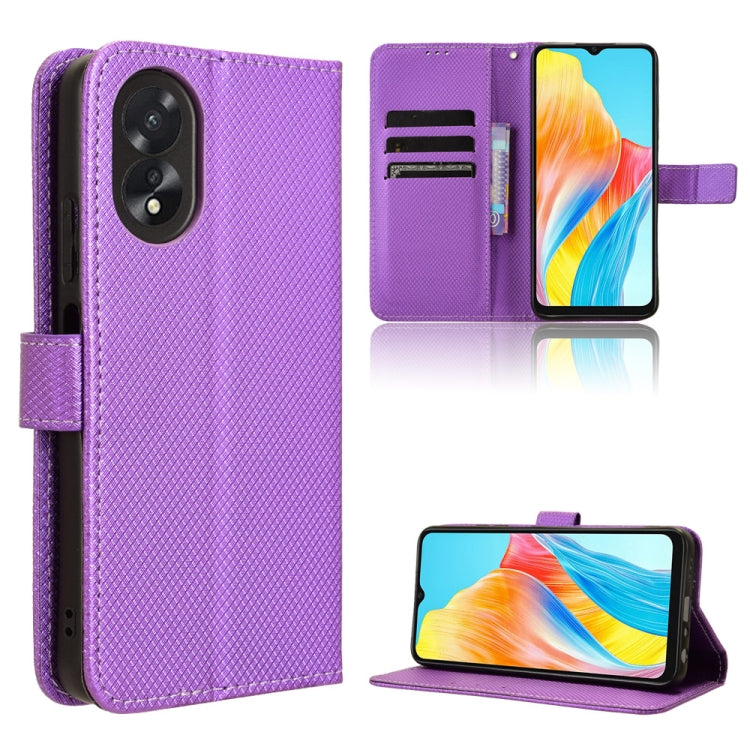 Diamond Texture Leather Phone Case, For OPPO A79 5G / A2 5G, For OPPO Find N3 / OnePlus Open, For OPPO A38 4G / A18 4G, For OPPO A2 Pro 5G