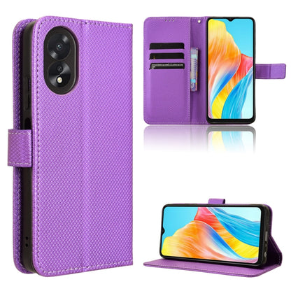 Diamond Texture Leather Phone Case, For OPPO A79 5G / A2 5G, For OPPO Find N3 / OnePlus Open, For OPPO A38 4G / A18 4G, For OPPO A2 Pro 5G