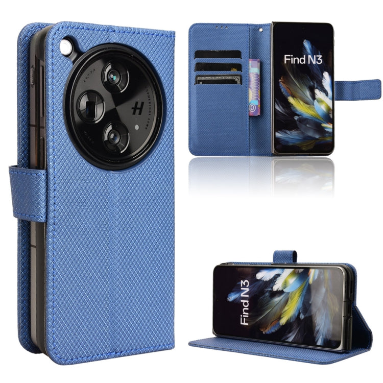 Diamond Texture Leather Phone Case, For OPPO A79 5G / A2 5G, For OPPO Find N3 / OnePlus Open, For OPPO A38 4G / A18 4G, For OPPO A2 Pro 5G
