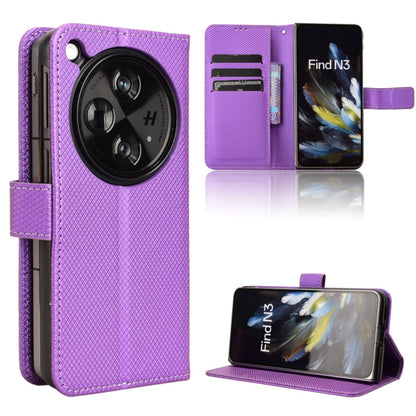 Diamond Texture Leather Phone Case, For OPPO A79 5G / A2 5G, For OPPO Find N3 / OnePlus Open, For OPPO A38 4G / A18 4G, For OPPO A2 Pro 5G