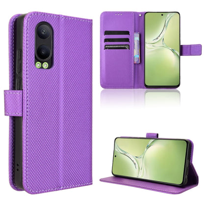 Diamond Texture Leather Phone Case, For OPPO Reno13 5G Global, For OPPO Reno13 F 4G / 5G, For OPPO Find X8, For OPPO K12X 5G / OnePlus Nord CE4 Lite 5G
