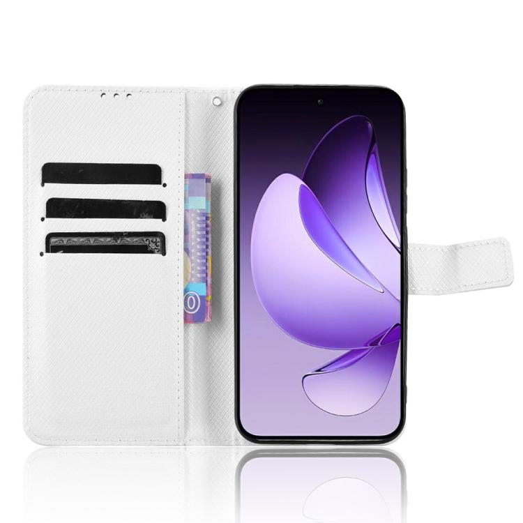 Diamond Texture Leather Phone Case, For OPPO Reno13 5G Global, For OPPO Reno13 F 4G / 5G, For OPPO Find X8, For OPPO K12X 5G / OnePlus Nord CE4 Lite 5G