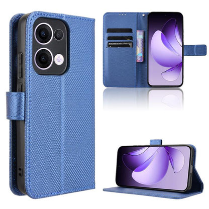 Diamond Texture Leather Phone Case, For OPPO Reno13 5G Global, For OPPO Reno13 F 4G / 5G, For OPPO Find X8, For OPPO K12X 5G / OnePlus Nord CE4 Lite 5G