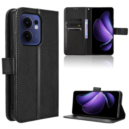 Diamond Texture Leather Phone Case, For OPPO Reno13 5G Global, For OPPO Reno13 F 4G / 5G, For OPPO Find X8, For OPPO K12X 5G / OnePlus Nord CE4 Lite 5G