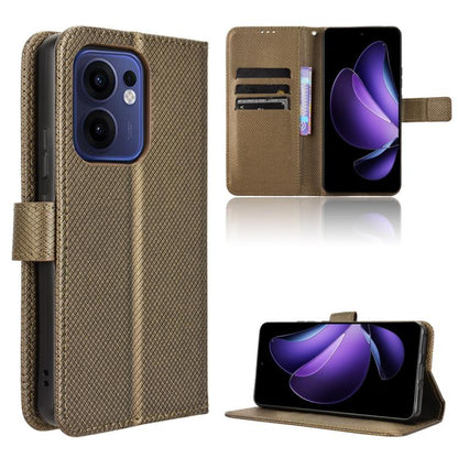 Diamond Texture Leather Phone Case, For OPPO Reno13 5G Global, For OPPO Reno13 F 4G / 5G, For OPPO Find X8, For OPPO K12X 5G / OnePlus Nord CE4 Lite 5G