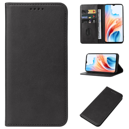 Magnetic Closure Leather Phone Case, For OPPO A2m, For OPPO A2 Pro, For OPPO A38, For OPPO A17 / A17K, For OPPO Reno7 4G, For OPPO A12
