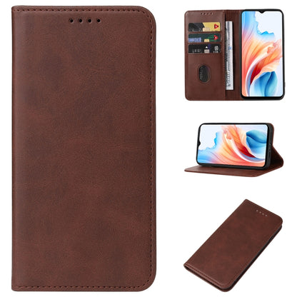 Magnetic Closure Leather Phone Case, For OPPO A2m, For OPPO A2 Pro, For OPPO A38, For OPPO A17 / A17K, For OPPO Reno7 4G, For OPPO A12
