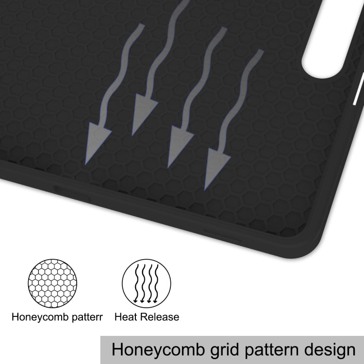 3-Fold Pure Color TPU Smart Leather Tablet Case with Pen Slot, For Samsung Galaxy Tab S9+