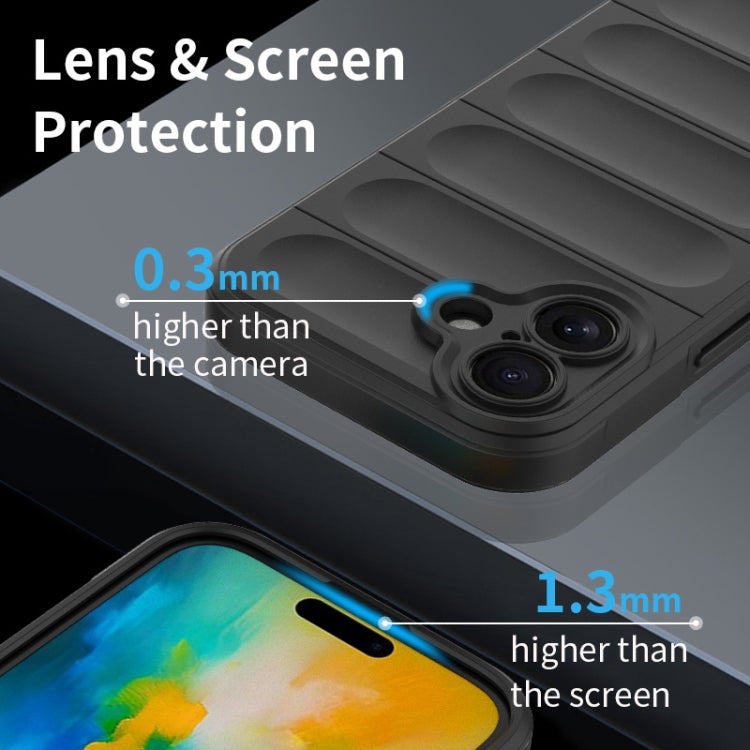 Magic Shield TPU + Flannel Phone Case, For iPhone 16, For iPhone 15 Pro Max