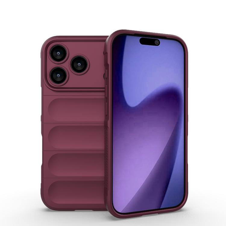 Magic Shield TPU + Flannel Phone Case, For iPhone 18 Pro / 17 Pro, For iPhone 18 Pro Max / 17 Pro Max