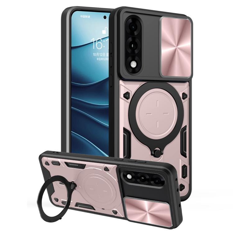 CD Texture Sliding Camshield Magnetic Holder Phone Case, For OnePlus Nord 6 5G, For OnePlus 15 5G, For OnePlus Ace 5 Ultra / Nord 5, For OnePlus Ace 5 Racing / Nord CE5