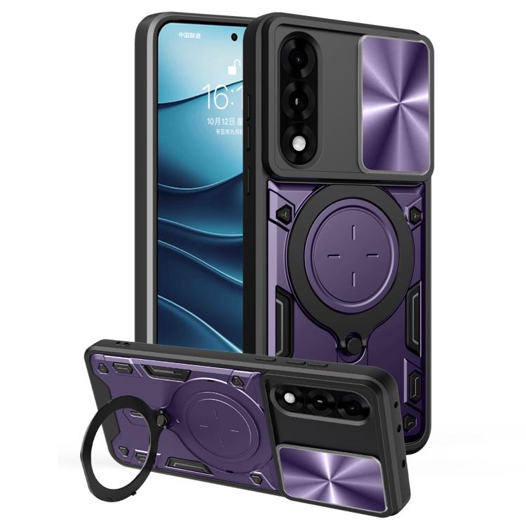 CD Texture Sliding Camshield Magnetic Holder Phone Case, For OnePlus Nord 6 5G, For OnePlus 15 5G, For OnePlus Ace 5 Ultra / Nord 5, For OnePlus Ace 5 Racing / Nord CE5