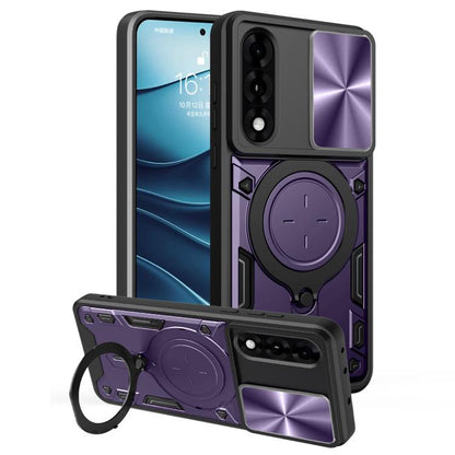 CD Texture Sliding Camshield Magnetic Holder Phone Case, For OnePlus Nord 6 5G, For OnePlus 15 5G, For OnePlus Ace 5 Ultra / Nord 5, For OnePlus Ace 5 Racing / Nord CE5