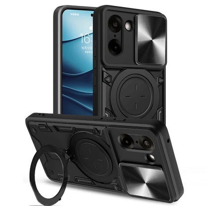 CD Texture Sliding Camshield Magnetic Holder Phone Case, For OnePlus Nord 6 5G, For OnePlus 15 5G, For OnePlus Ace 5 Ultra / Nord 5, For OnePlus Ace 5 Racing / Nord CE5