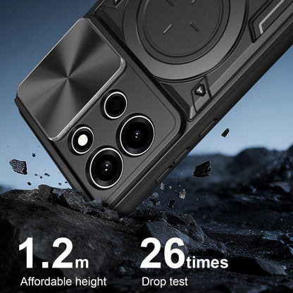 CD Texture Sliding Camshield Magnetic Holder Phone Case, For OnePlus Nord 6 5G, For OnePlus 15 5G, For OnePlus Ace 5 Ultra / Nord 5, For OnePlus Ace 5 Racing / Nord CE5