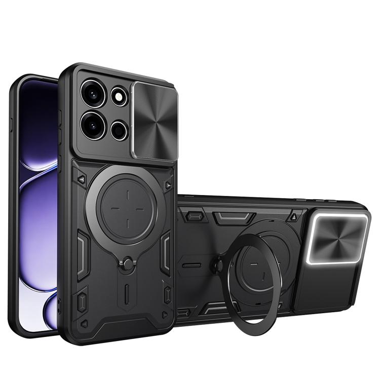CD Texture Sliding Camshield Magnetic Holder Phone Case, For OnePlus Nord 6 5G, For OnePlus 15 5G, For OnePlus Ace 5 Ultra / Nord 5, For OnePlus Ace 5 Racing / Nord CE5