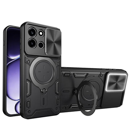 CD Texture Sliding Camshield Magnetic Holder Phone Case, For OnePlus Nord 6 5G, For OnePlus 15 5G, For OnePlus Ace 5 Ultra / Nord 5, For OnePlus Ace 5 Racing / Nord CE5