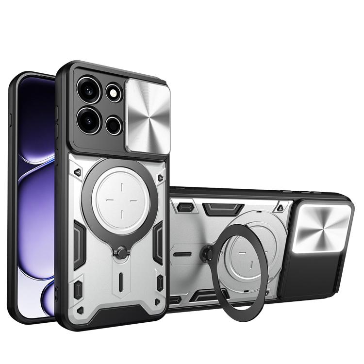 CD Texture Sliding Camshield Magnetic Holder Phone Case, For OnePlus Nord 6 5G, For OnePlus 15 5G, For OnePlus Ace 5 Ultra / Nord 5, For OnePlus Ace 5 Racing / Nord CE5