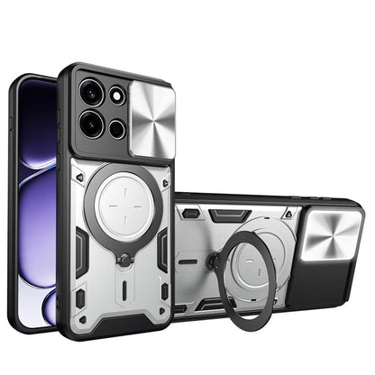 CD Texture Sliding Camshield Magnetic Holder Phone Case, For OnePlus Nord 6 5G, For OnePlus 15 5G, For OnePlus Ace 5 Ultra / Nord 5, For OnePlus Ace 5 Racing / Nord CE5