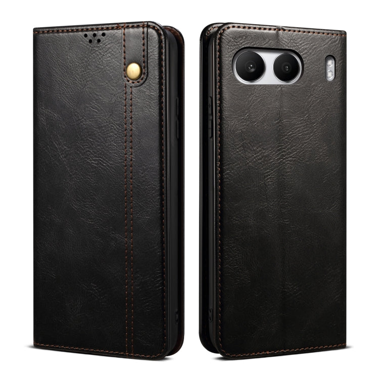 Oil Wax Crazy Horse Texture Leather Phone Case, For OnePlus 15R, For OnePlus 15, For OnePlus 13s 5G, For OnePlus 13T, For OnePlus 13, For OnePlus Nord 4