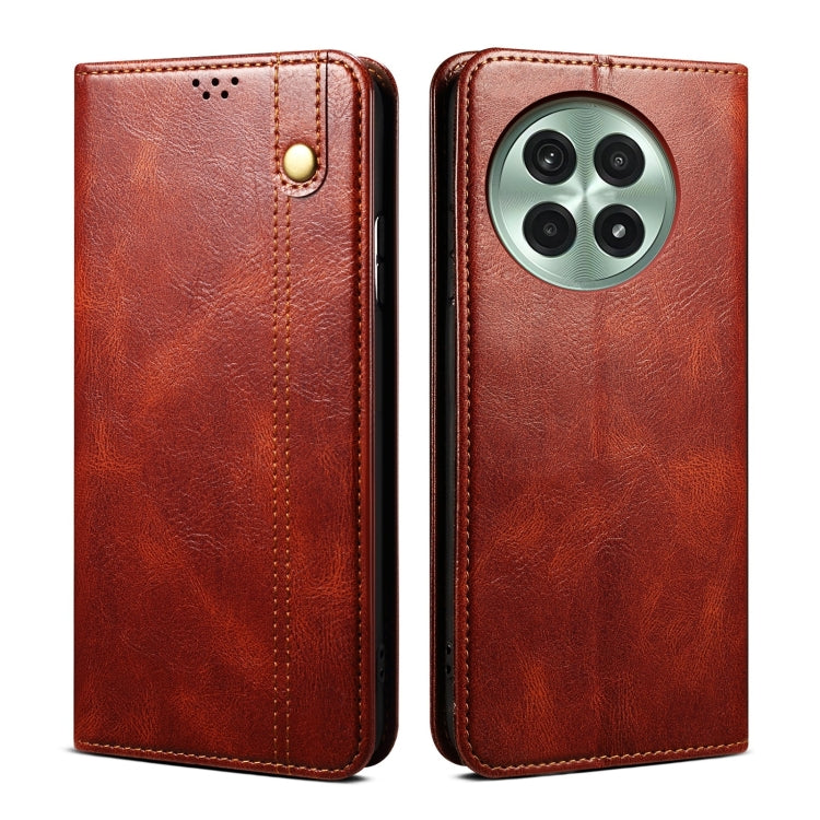 Oil Wax Crazy Horse Texture Leather Phone Case, For OnePlus 15R, For OnePlus 15, For OnePlus 13s 5G, For OnePlus 13T, For OnePlus 13, For OnePlus Nord 4