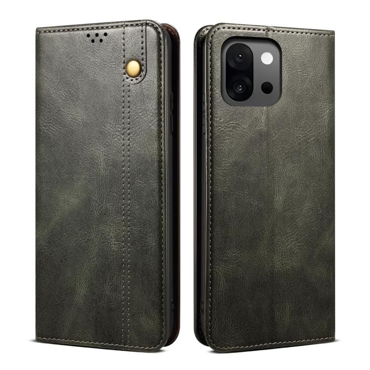 Oil Wax Crazy Horse Texture Leather Phone Case, For OnePlus 15R, For OnePlus 15, For OnePlus 13s 5G, For OnePlus 13T, For OnePlus 13, For OnePlus Nord 4