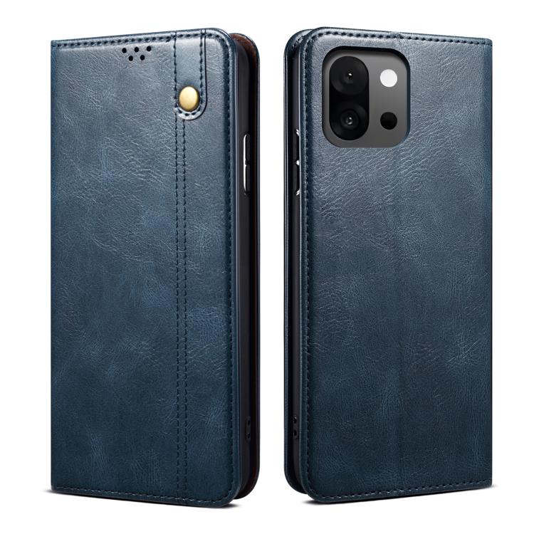 Oil Wax Crazy Horse Texture Leather Phone Case, For OnePlus 15R, For OnePlus 15, For OnePlus 13s 5G, For OnePlus 13T, For OnePlus 13, For OnePlus Nord 4